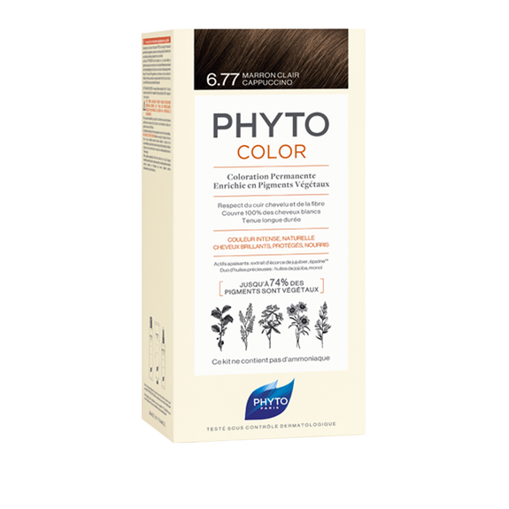 Phyto Paris COLOR 6,77 Marron Clair Cappuccino 112ml