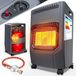 Poêle à gaz - Poêle à gaz mobile - 4200 W - 3 niveaux de chaleur - Allumage piézoélectrique