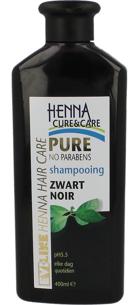 Evi-Line Henna Cure & Care Shampoo Zwart 400ml