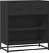 vidaXL Dressoir 68x35x76 cm bewerkt hout zwart