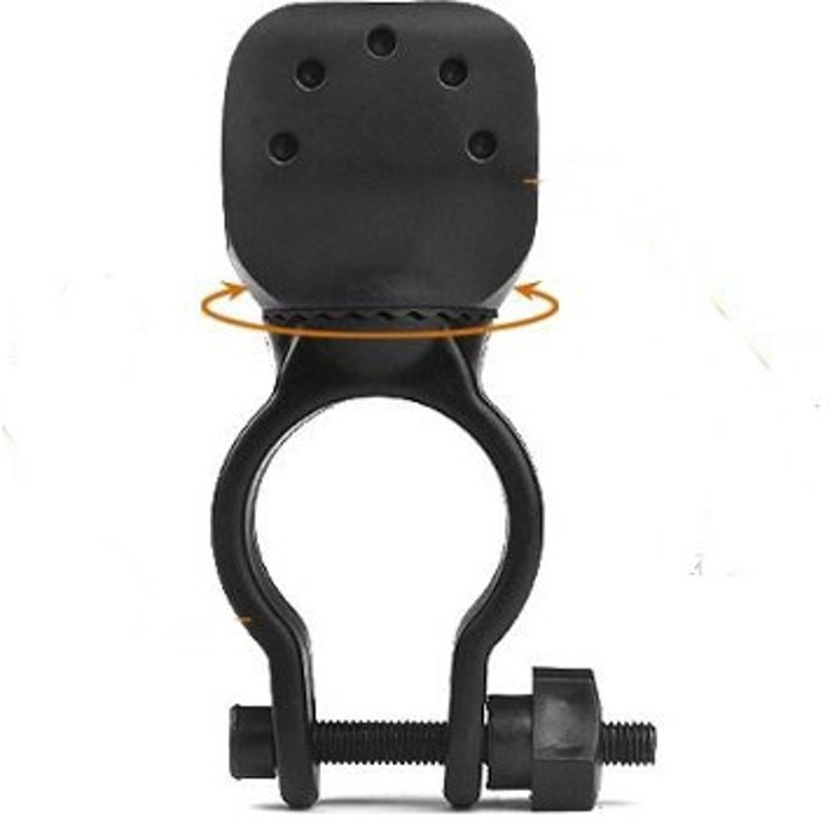 Cree Bike mount t.b.v. Q5 zaklamp - zwart