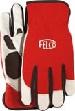 FELCO 702S Lederen Tuinhandschoenen - Maat S - Rood