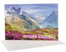 Sigel felicitatiekaarten Mountain Landscapes, glanzkarton 300 g/m², 148×105 mm, 12 stuks