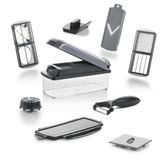 Tommy Teleshopping Nicer Dicer Plus grijs 12-delige groentesnijder