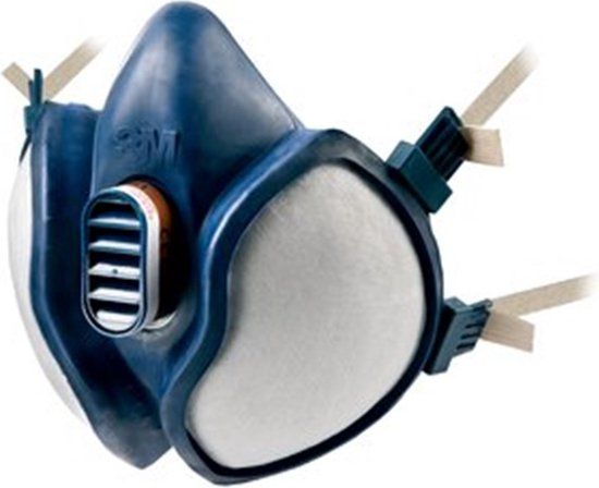 3M 4251+ Halfgelaatsmasker FFP2 RD - Stof- en Gasfilter - Blauw