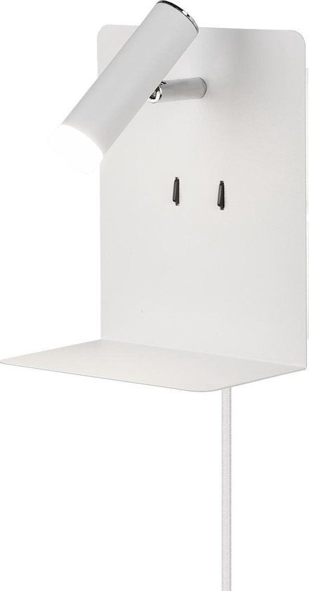 TRIO Leuchten Element Wandlamp - Wit - LED - Met Dimfunctie