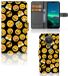 B2Ctelecom Book Case voor Nokia 1.4 - Emoji Zwart