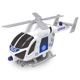 BABY CHALLENGE Politiehelikopter Interventievoertuig 021169-1/62 Wit Geluid en Licht
