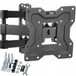 King Mount Support mural pour TV, modèle KG-1027 | Convient aux écrans de 15" à 48" | Standard VESA 100x100 - 200x200 | Capacité de charge 35 kg | Noir