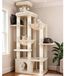 Poteau griffoir Arbre à chat 180 cm - XXL Basis - 2 Hangmatten - Beige