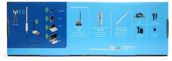 Alfa Network WiFi-Camp Pro 3 Dual-Band 2.4 & 5 GHz WiFi versterking & Hotspot