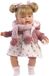 Llorens poupée bébé Joelle 38cm avec fonction pleurs et tenue rose