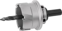 Promat/Tecwerk Scie cloche | ø de coupe 55 mm profondeur de coupe 20 mm | plaquettes carbure | avec foret et ressort - 4000800146
