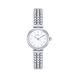 Breil BUBBLE TW2082 Dames Polshorloge Analoog Quartz Zilverkleurig Wit Mineraalglas Staal 22mm