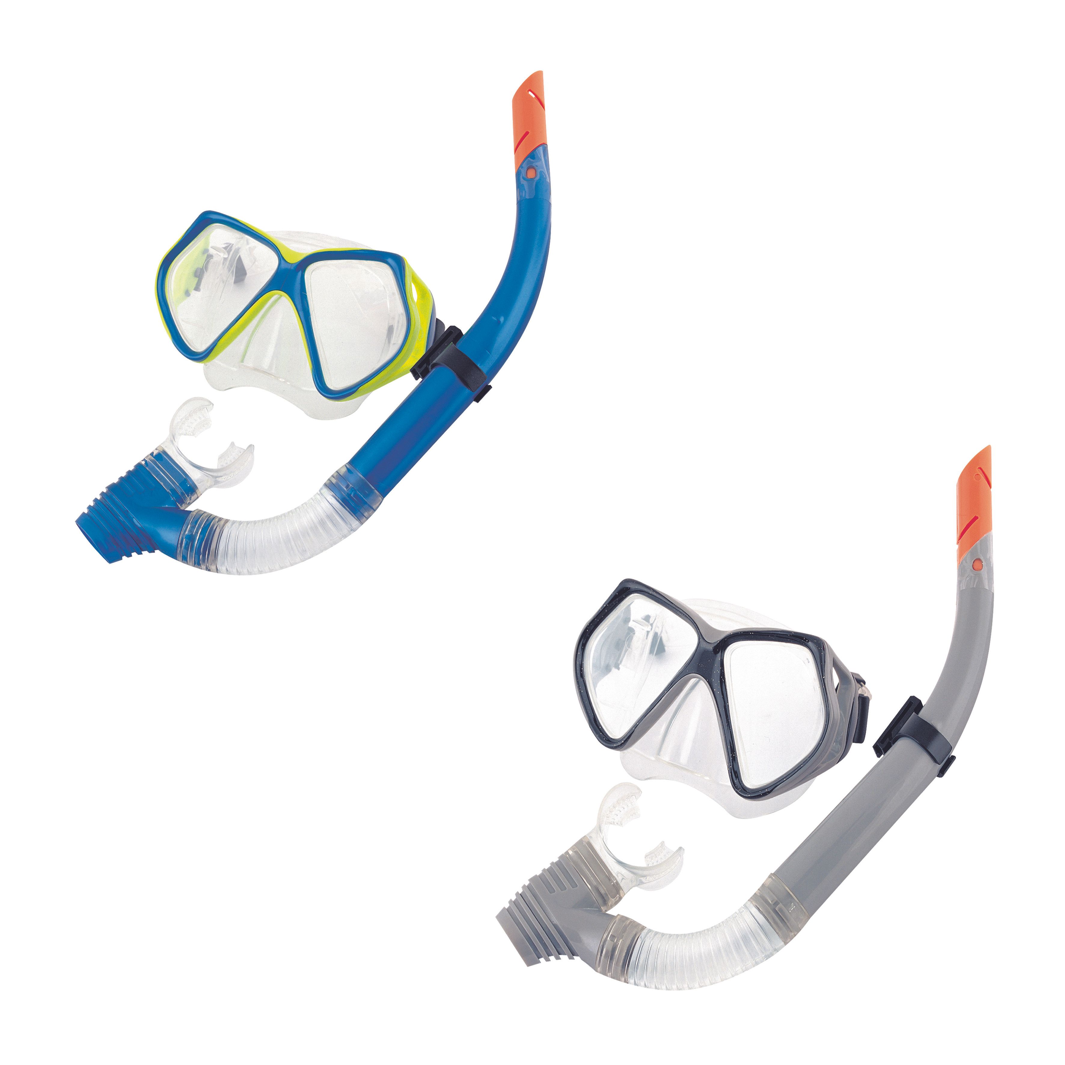 Bestway Hydro Pro Snorkelset Ocean Diver 14 Jr + - Blauw/Grijs