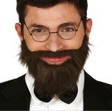 Fiestas Guirca Baard en Snor Bruin