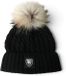 Blauer foulard Zwart Laine