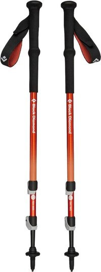 Black Diamond Trail Back Trekkingstokken - Burnt Sienna - 140 cm