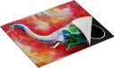 Chefcare Inductie Beschermer Getekende Vrolijke Olifant - Abstract - 65x52 cm - Inductie Mat