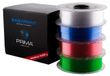 PETG filament pour imprimante 3D, 1,75 mm, 4 bobines de 500 grammes, couleurs : transparent/rose/bleu/vert