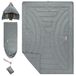 iClimb 3M Thinsulate Isolatie Warme Camping Deken Ultralight Compact (Lichtgrijs)
