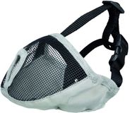 Trixie Muilkorf Platte Neus Grijs XS-S 23 cm