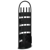 vidaXL 5-delige openhaardgereedschapset 23x15x66 cm staal