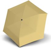 Knirps U.200 Ultra Light Duomatic Vanilla Lichtgeel Paraplu