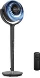 Auronic Statiefventilator - Zwart - 12 Snelheden - 24W - 50dB - Met Afstandsbediening en Display