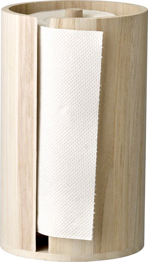 Bloomingville Keukenrolhouder - Naturel Hout - Bruin
