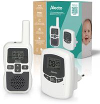 Alecto DBX-80 Babyfoon - 3km Bereik - Wit/Antraciet