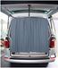 BREMER SITZBEZÜGE Achterklep, vleugeldeur, kofferbakafdekking, zonwering, gordijnen, gordijn, compatibel met Opel Vivaro B van 2014-2019, grijs