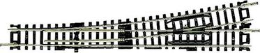 Fleischmann N Fleischmann rails (zonder ballastbed) Onderbouwwissel, Links 155 mm 10 ° 765 mm 1 stuk(s)