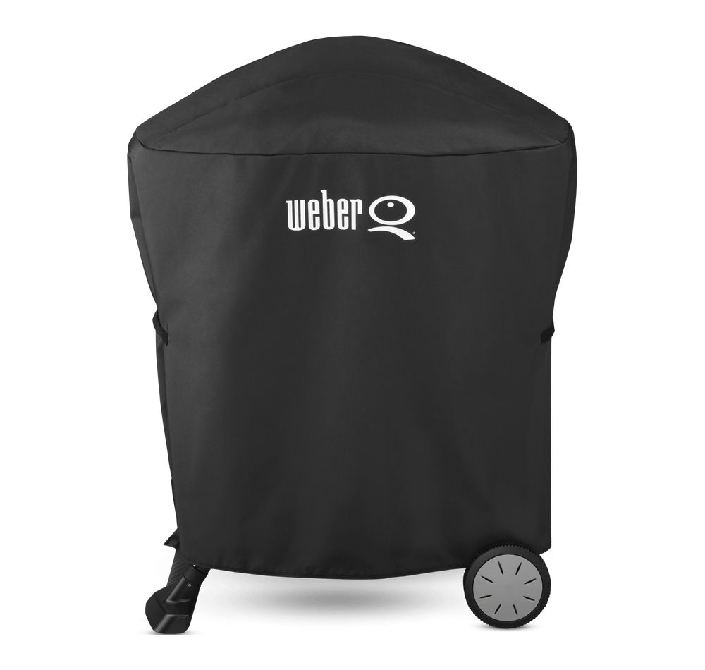 Weber Q Series Grill Cover - Black Polyester - Fits Q 100/1000/200/2000