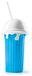 GOURMETmaxx Fabricant de glace pilée 330ml bleu/blanc