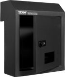 Vevor Inbouwbrievenbus Zwart Metaal 30.5x15.5x36cm