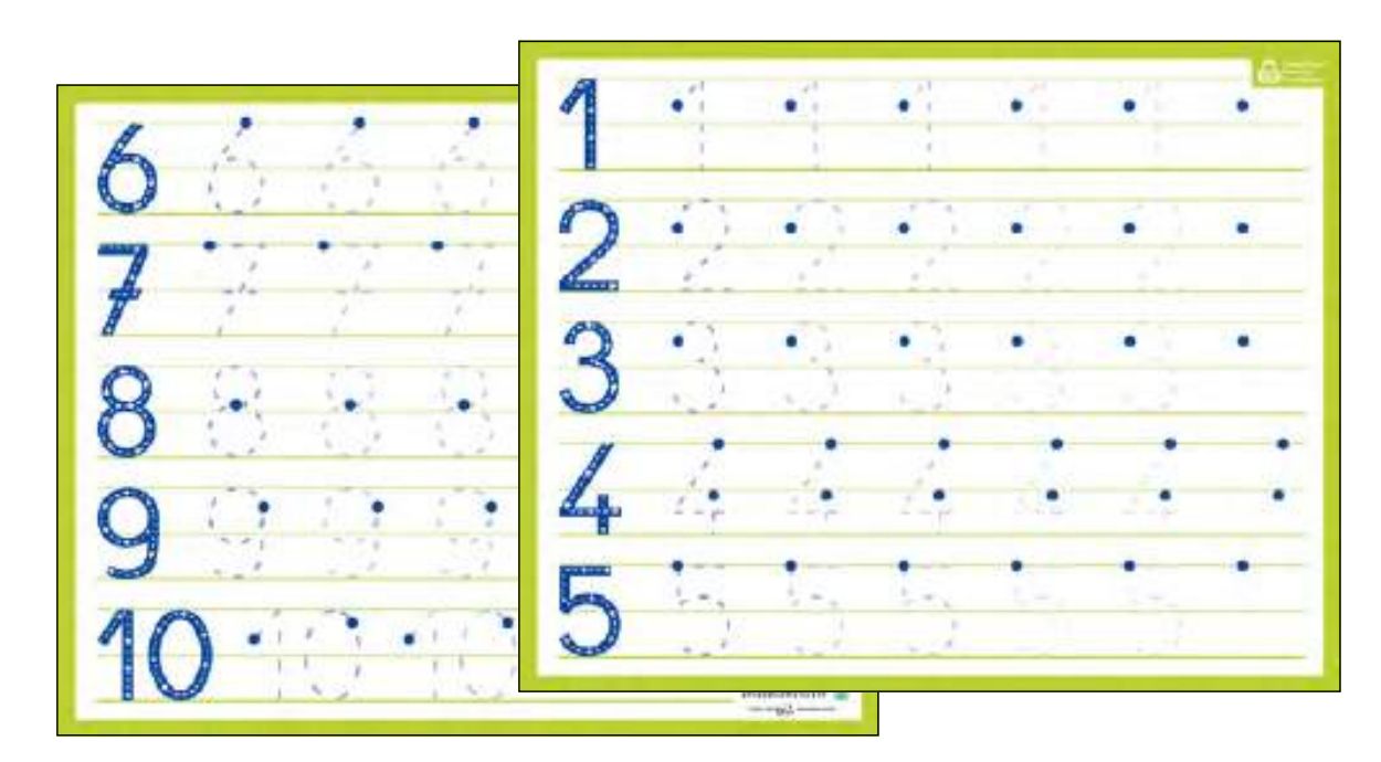 Calendrier Bouchut Grandrémy PAPARDOISECHIFFRES Letterboard - White - Lime Green - 210x265mm