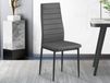 Kenzie Ensemble de 4 chaises gris