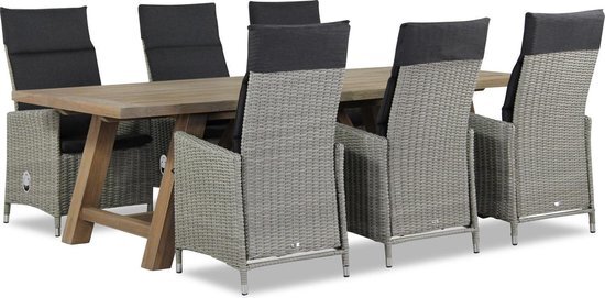 Garden Collections Madera/Lazio 260 cm dining tuinset 7-delig