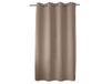 ED ENJOY HOME Verduisteringsgordijn met zilveren oogjes, natuurlijk beige, 140 x 180 cm, 100% polyester, Oeko-Tex-gecertificeerde stof, zoethoutcollectie