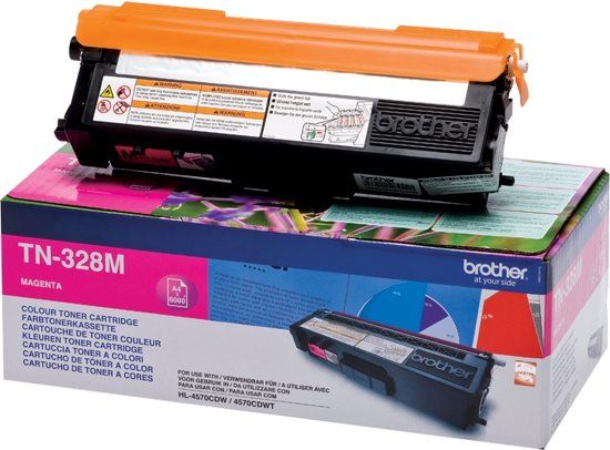 Brother TN-328M Magenta Toner Cartridge