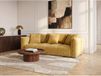 HARLEM Canapé droit fixe 3 places assise profonde tissu chenille