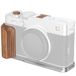 SmallRig 5984 L-Shaped Mount Plate with Wooden Handle for FUJIFILM X-E5, Rosewood / Silver