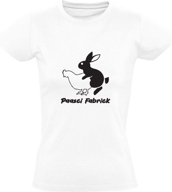 Sol's Paasei fabriek Dames T-shirt - Wit - L