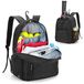 Elzusha - Sac à dos de tennis pour 2 raquettes avec espace pour chaussures