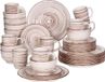 Bol Serviesset Keramiek - 32-delig - Beige/Bruin - Voor 8 personen