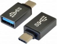 Exsys EX-47990 USB 3.1 C naar USB 3.0 A Adapter Kabel Grijs