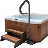 VEVOR Whirlpoolleuning 88,9-144,8cm In Hoogte Verstelbare Spa-Leuning Whirlpool Aluminiumlegering Roestvrij Corrosiebestendig Zwembadleuning 272kg Draagvermogen Handgreep Instaphulp