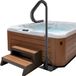 VEVOR Whirlpoolleuning 88,9-144,8cm In Hoogte Verstelbare Spa-Leuning Whirlpool Aluminiumlegering Roestvrij Corrosiebestendig Zwembadleuning 272kg Draagvermogen Handgreep Instaphulp