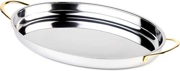 APS Luxe serveerschalen inox 26,5x19,5x3,5 cm